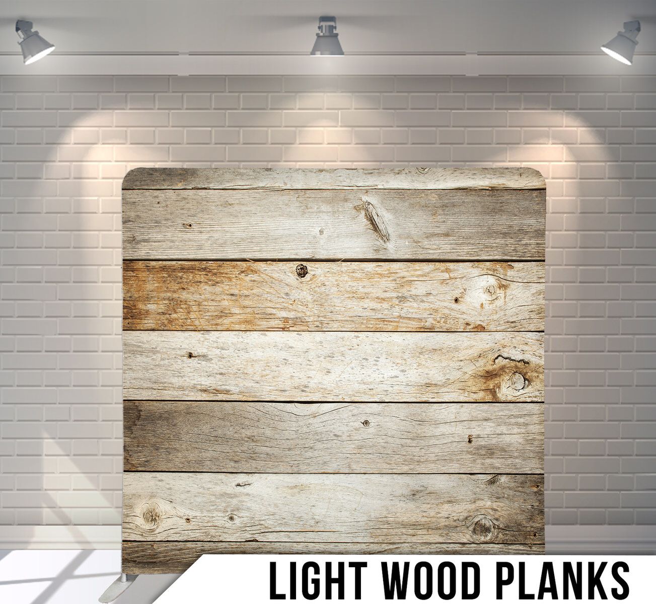Weathered grey wooden planks backdrop with rustic finish under dramatic lighting.