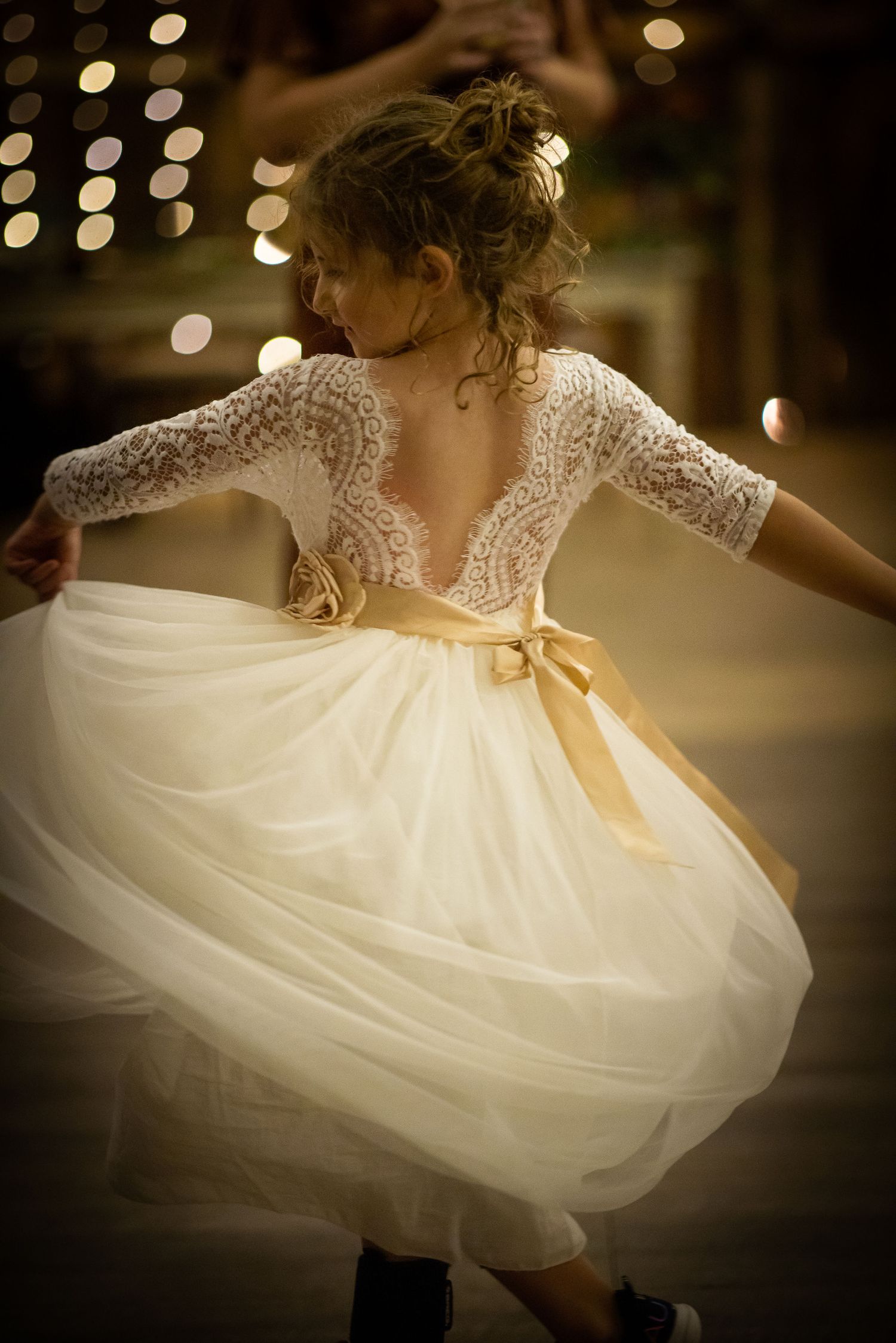 Spinning Dancing Girl Wedding Canyon Run Ranch