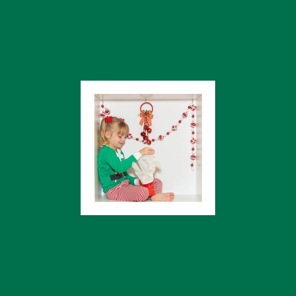 Children boxed portrait photography