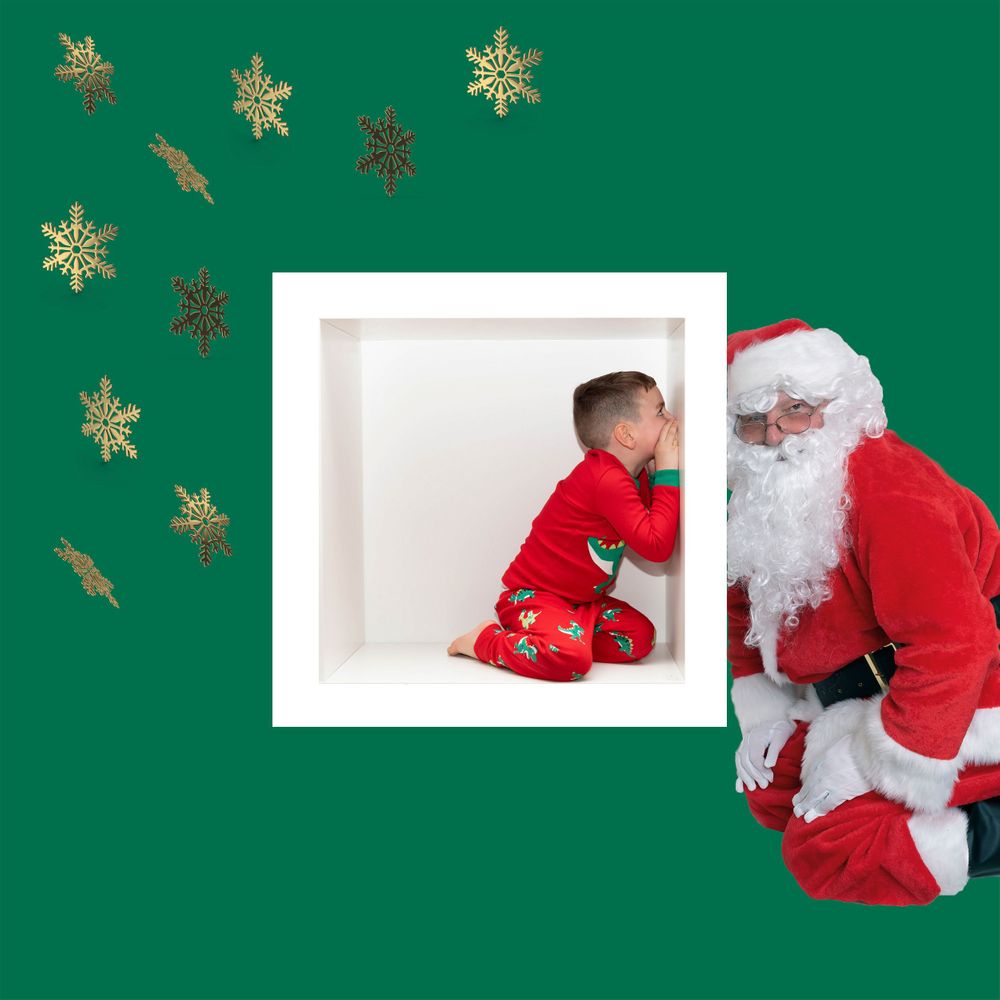 Children boxed portrait photography