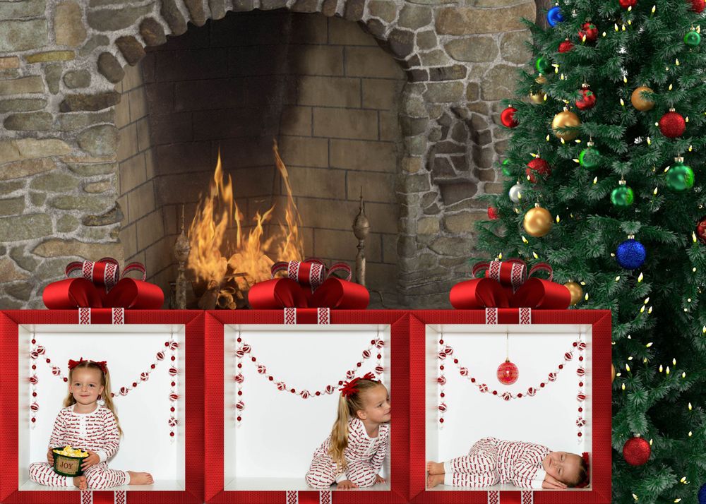 Children boxed portrait photography