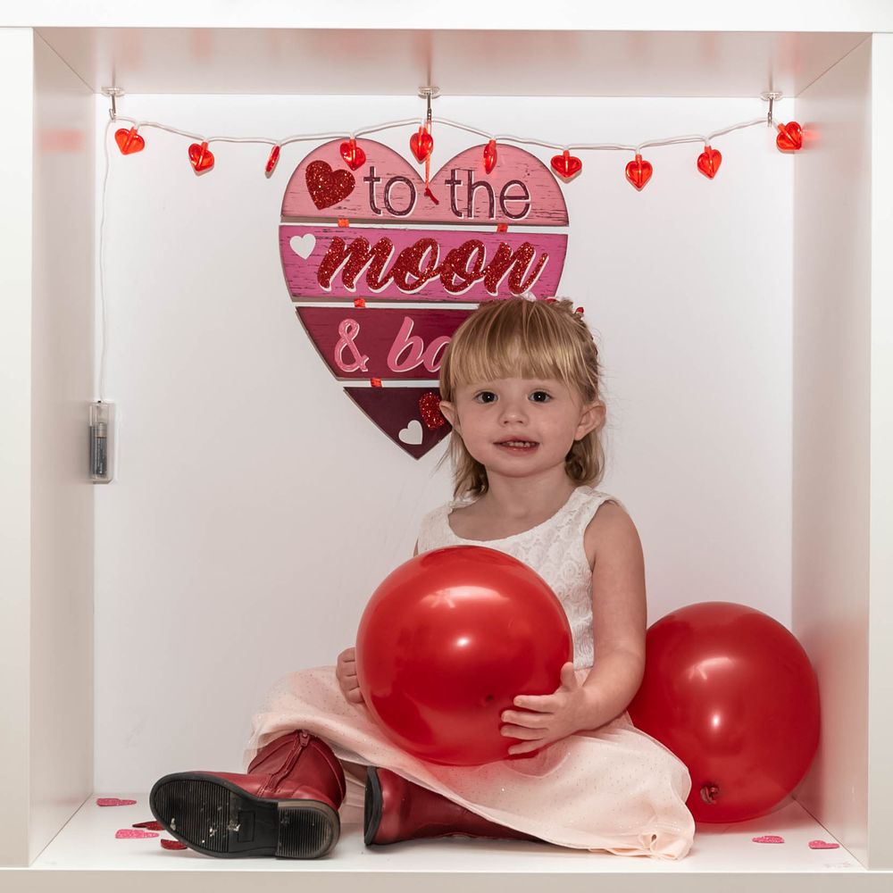 Children boxed portrait photography