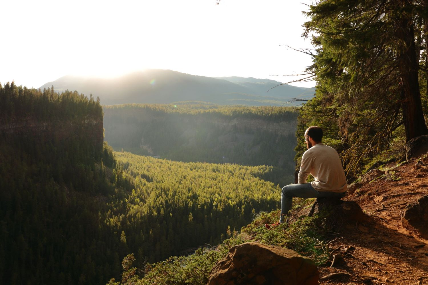 A scenic spot in Clearwater, British Columbia, where you can see the whole valley