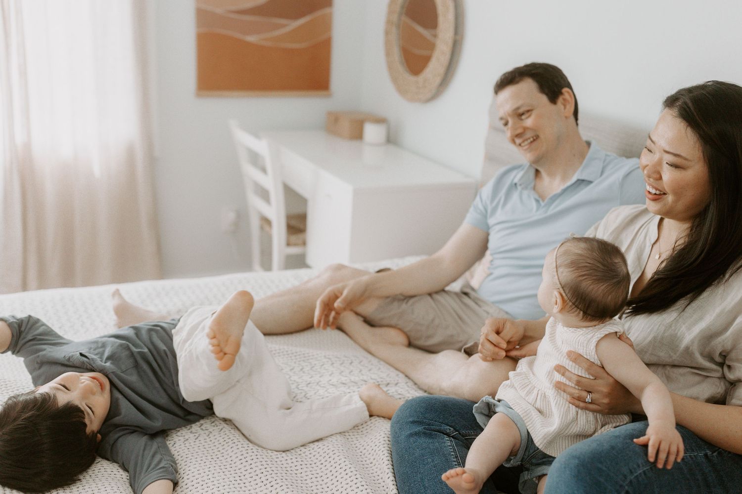 family toronto home session photography leaside