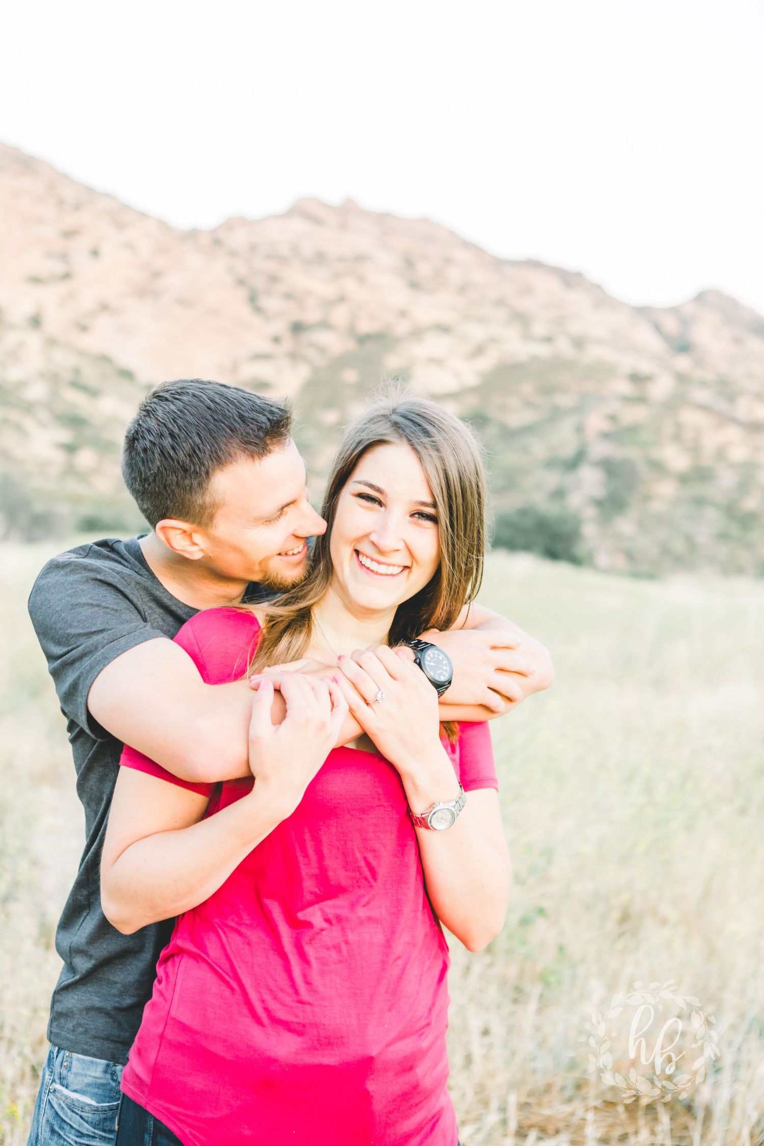 open field camarillo engagement photos