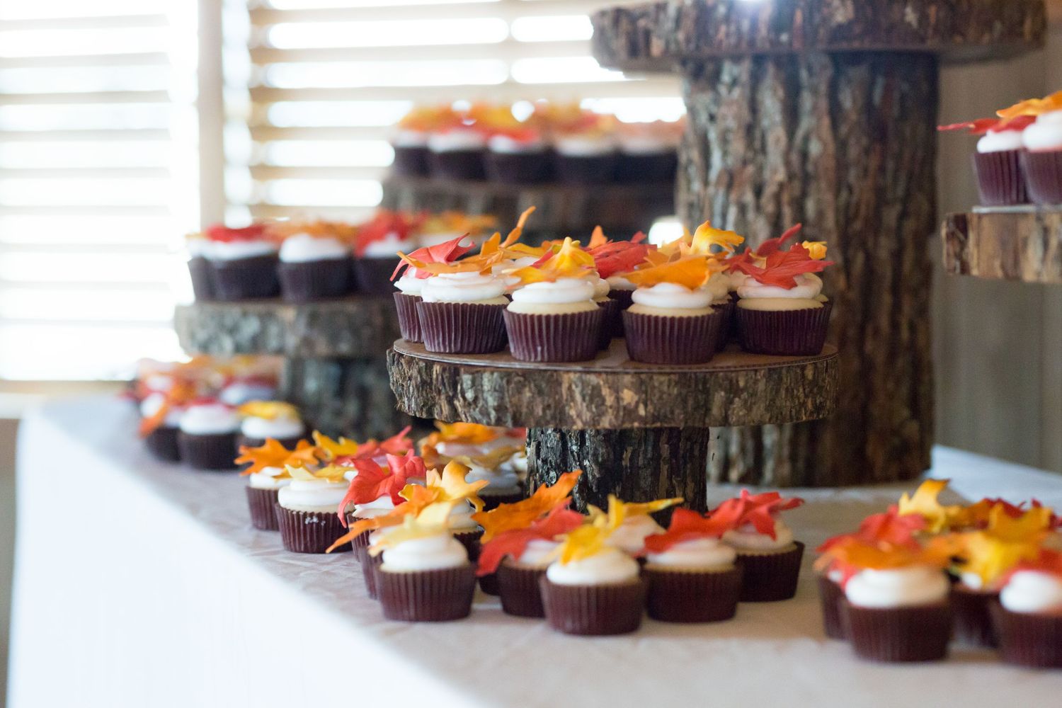 Fall wedding cake at The Loft at Keith Farms
