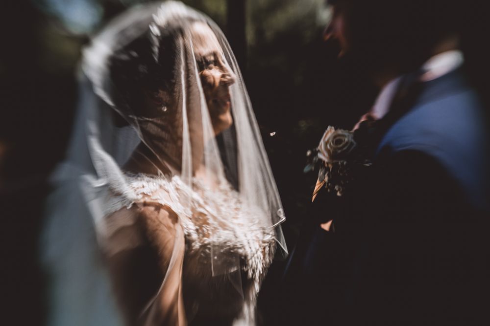 Wedding Veil shot by Rose and Rainbow Photography