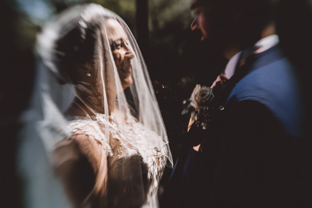 Wedding Veil shot by Rose and Rainbow Photography