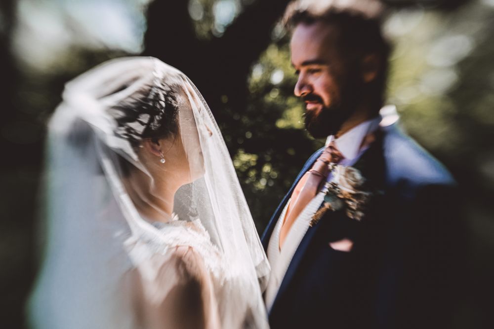 Wedding Veil shot by Rose and Rainbow Photography