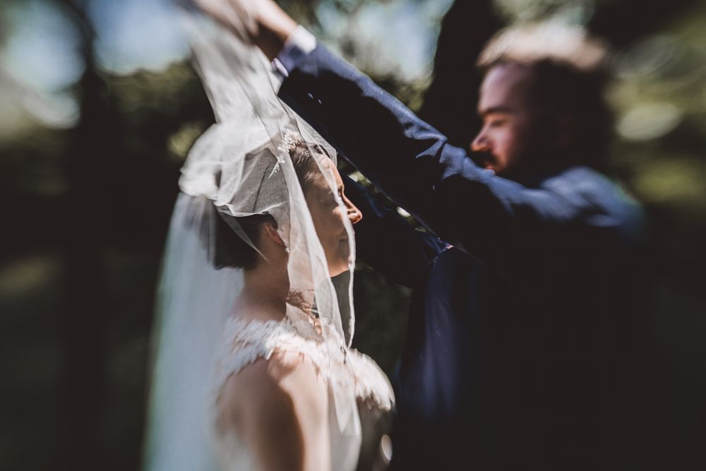 Wedding Veil shot by Rose and Rainbow Photography