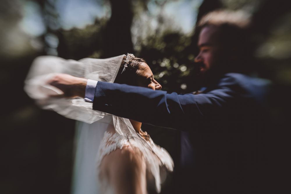 Wedding Veil shot by Rose and Rainbow Photography