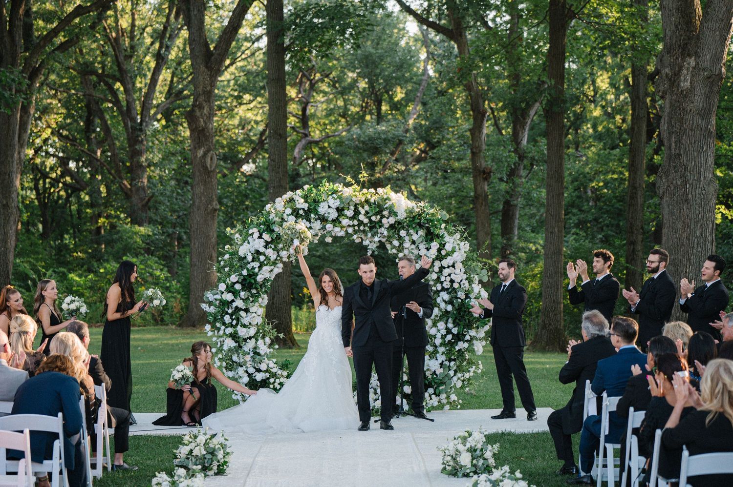 Modern Black Tie Summer Wedding at Monte Bello Estate | Candace Sims Luxury Chicago Fine Art Wedding Photographer