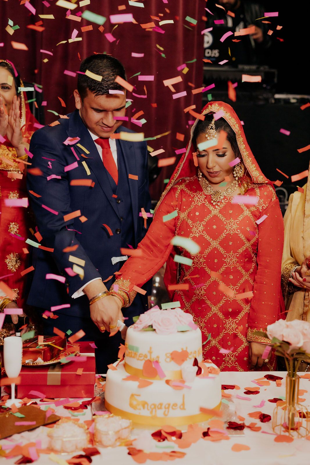 Sikh engagement party