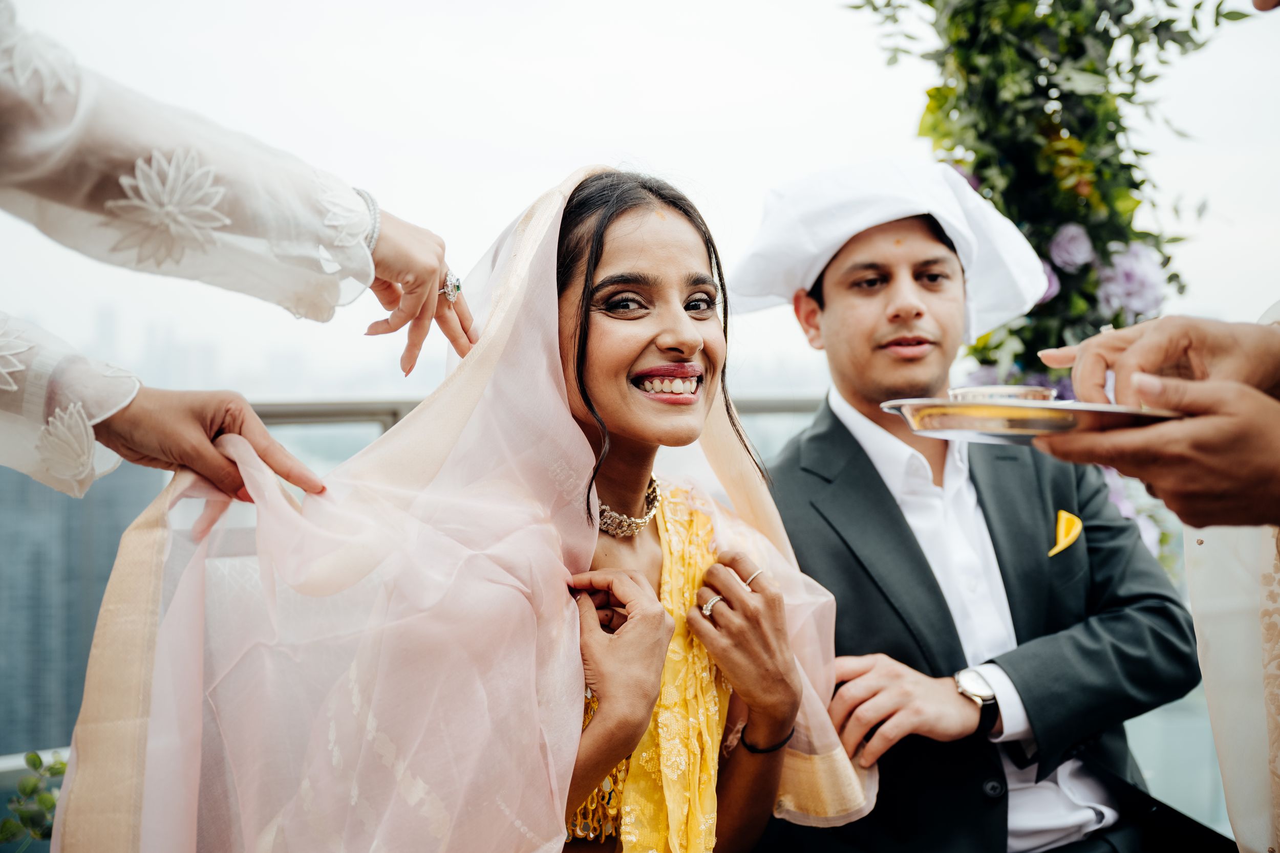 Indian Ceremony and Solemnization Coverage at courtyard by Marriot