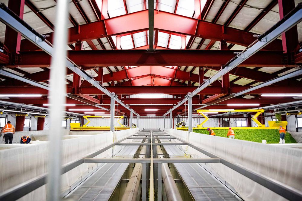 architecture and leading lines on-location industrial equipment