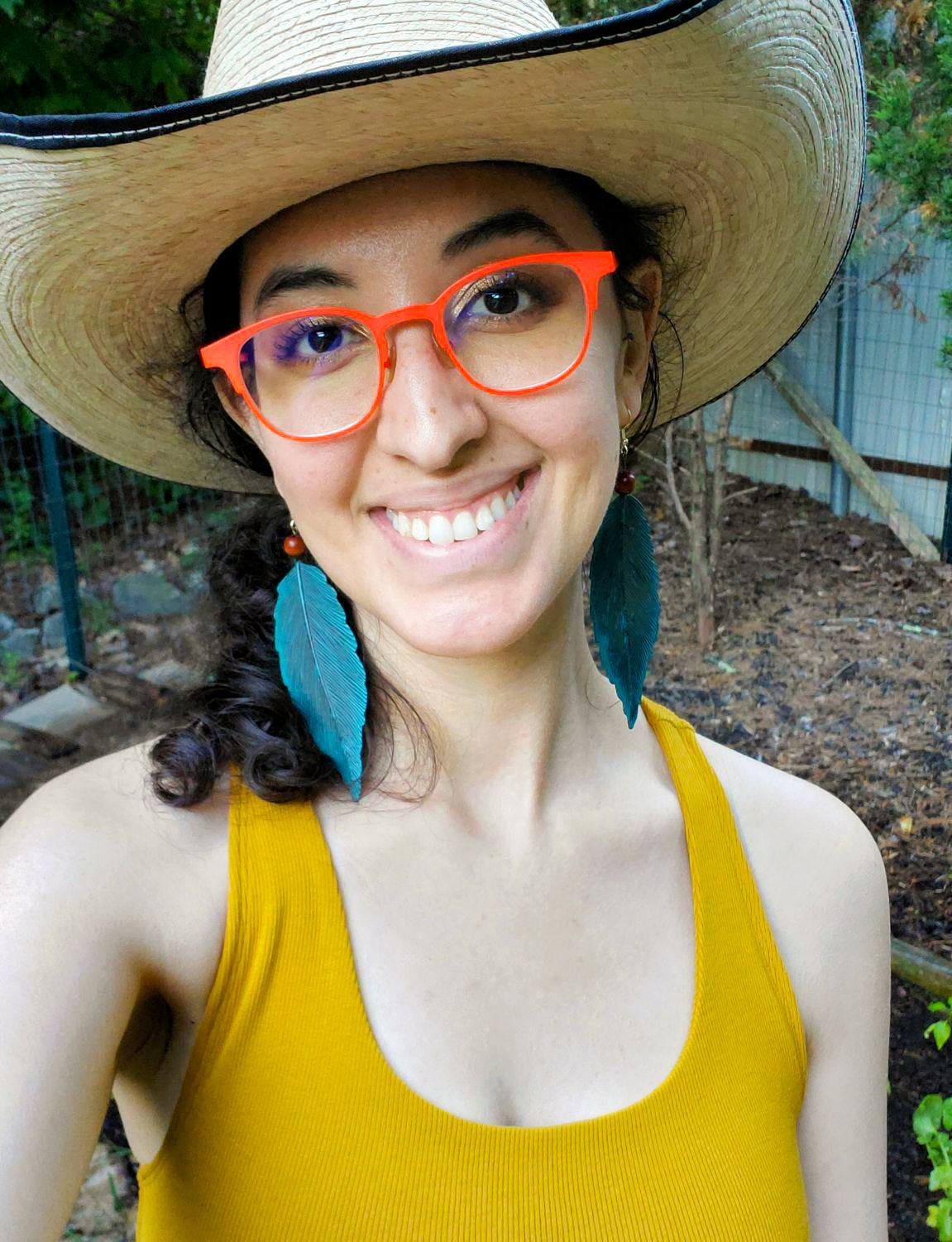 Virtually Calhoun assistant named Cecy in the Asheville gardens.