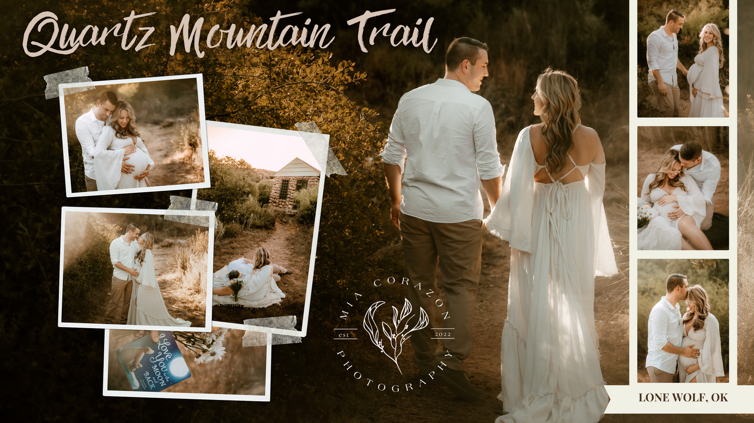 Altus Lawton Medicine Park, Quartz Mountain State Park maternity couples Photoshoot Session, mountain, sunset, Oklahoma, trails, sunlight OK