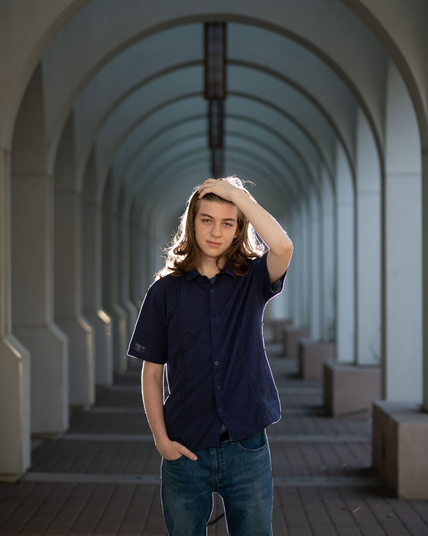 High School Senior portrait, Brentwood CA