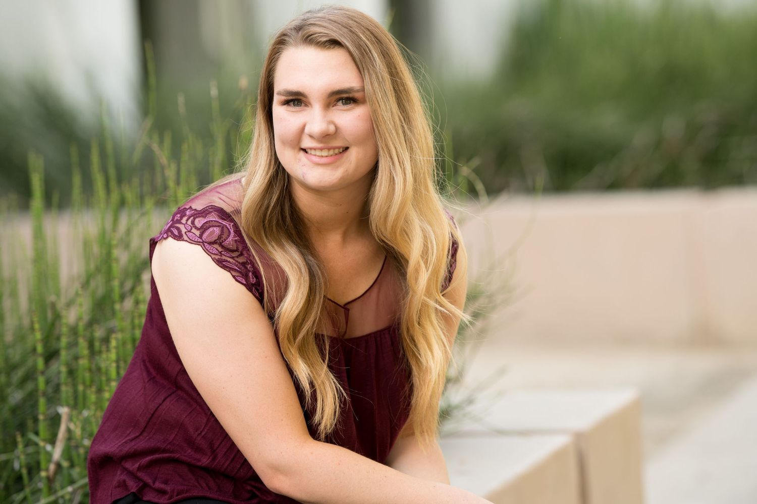High School Senior portrait, Brentwood Community Center, Brentwood CA.