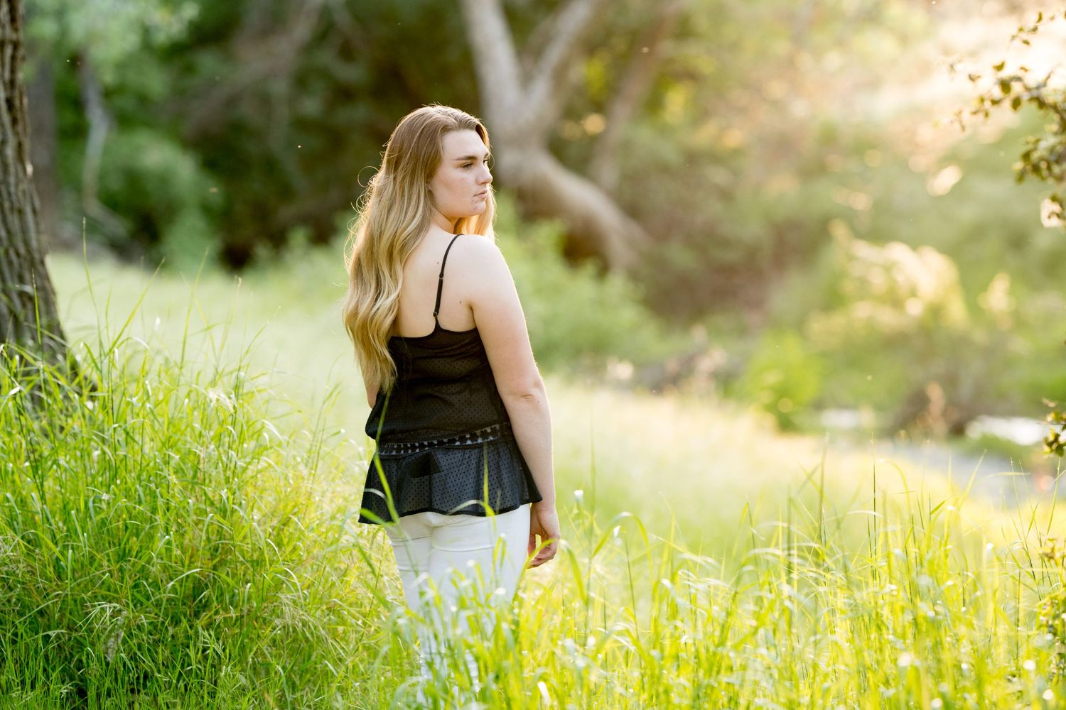 Round Valley Senior portrait, Brentwood CA