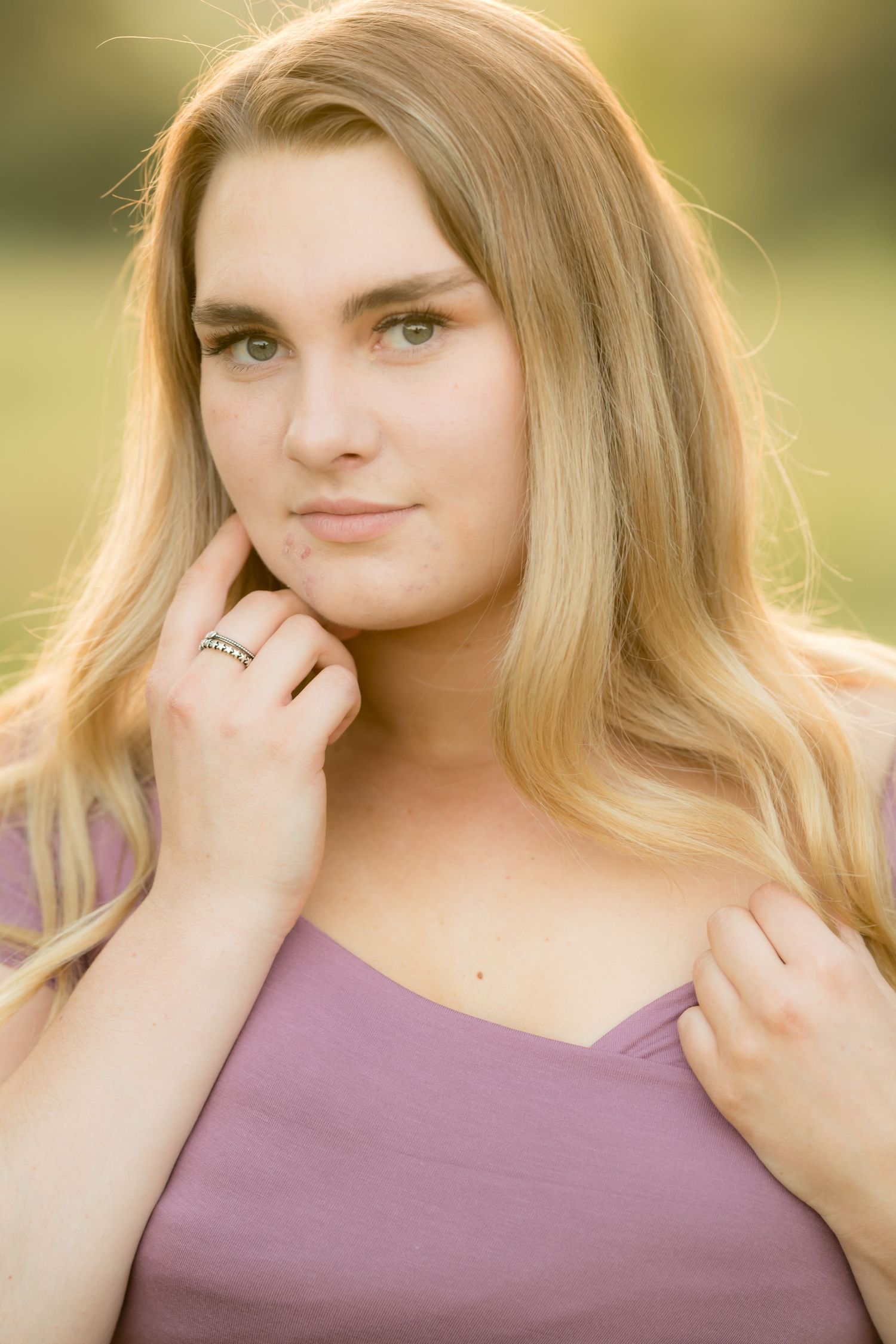 Senior Portrait at Round Valley, Brentwood CA