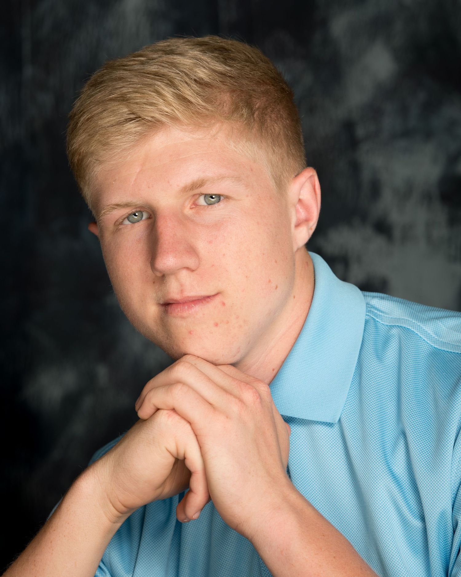 Head shot of high school senior, Tracy CA
