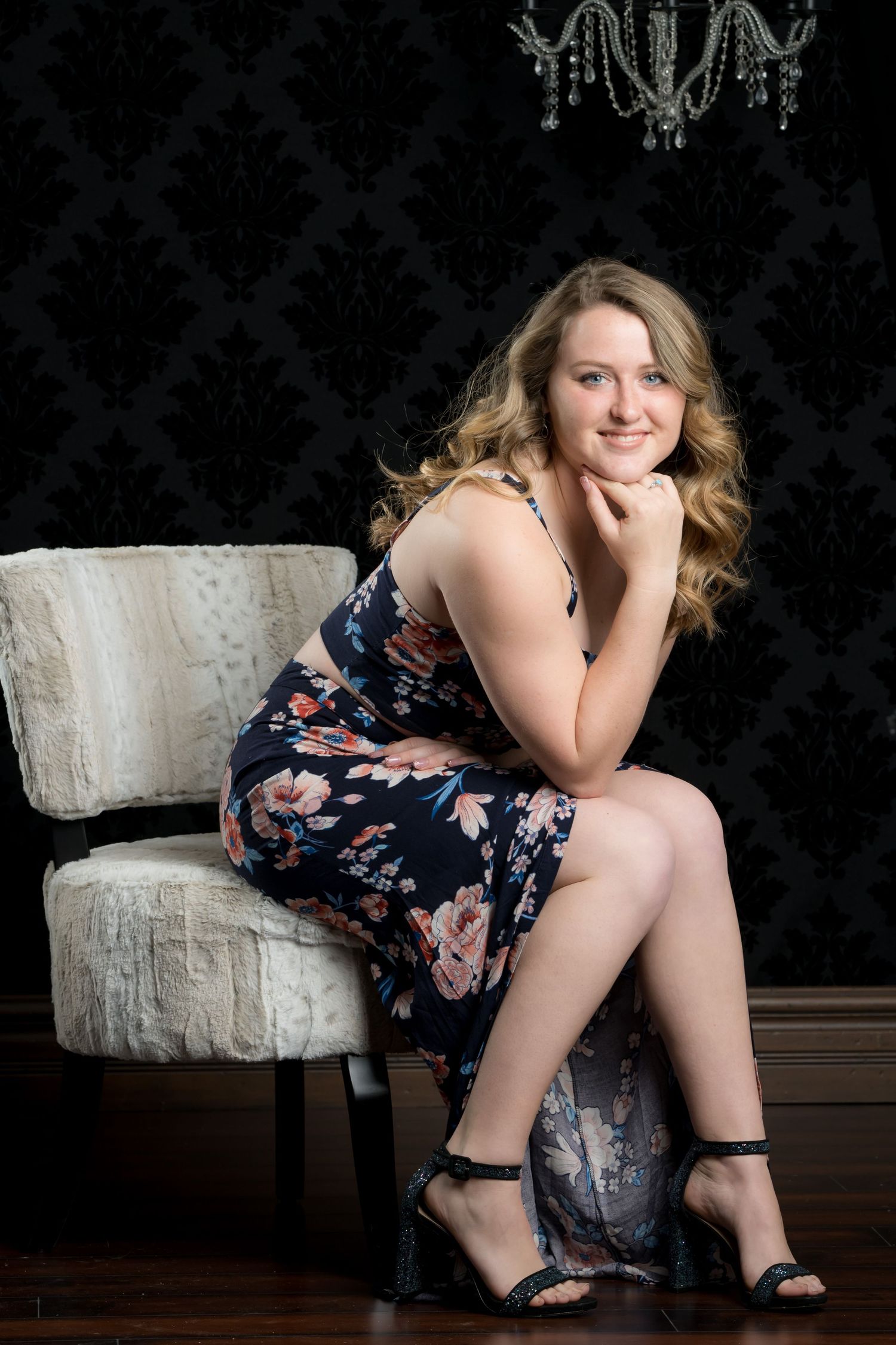 High School Senior studio portrait, Tracy CA