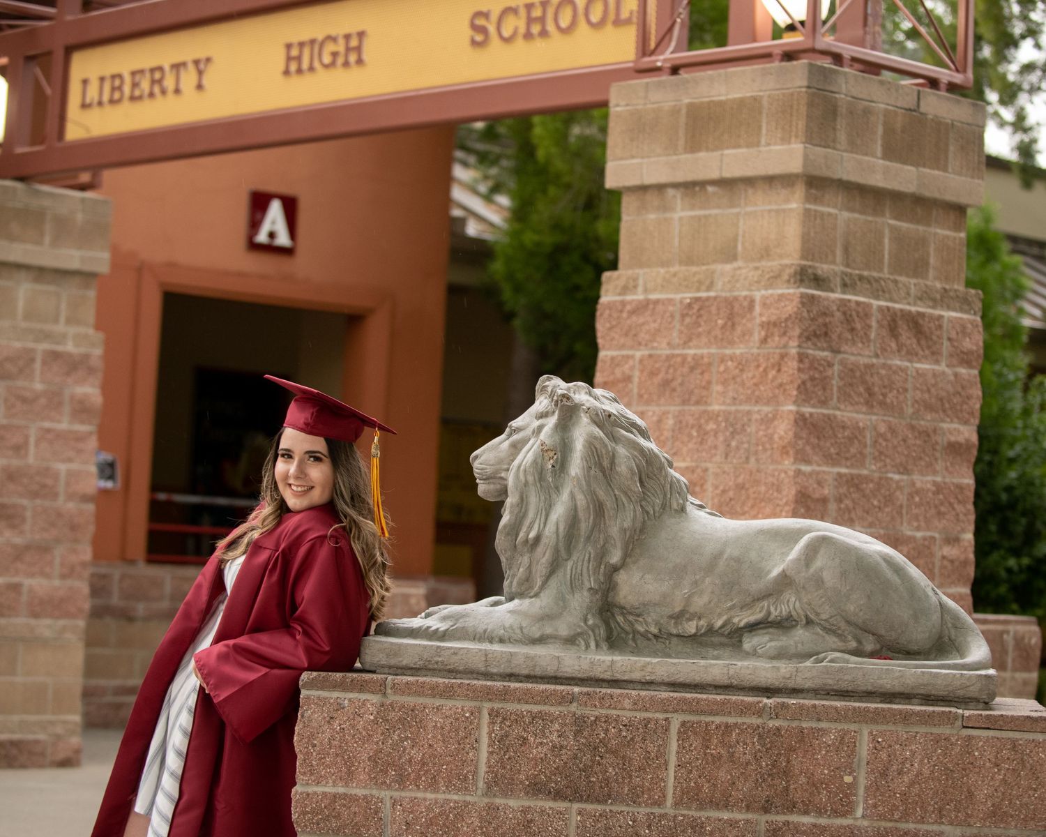 Liberty High School Student Senior Portrait, Brentwood CA