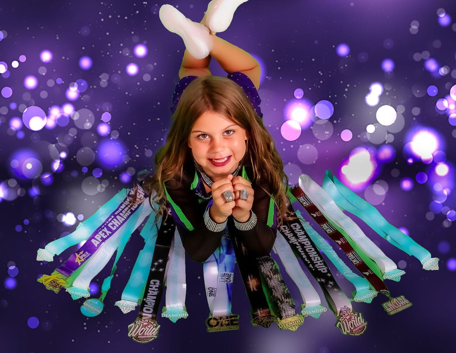 Medals.Best cheer Sport Photographer Golden Cam Studios