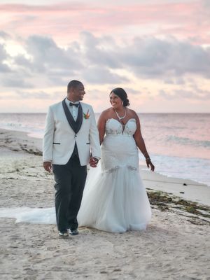 Bride and Groom Wedding Photography in Jamaica Alysa Weddings