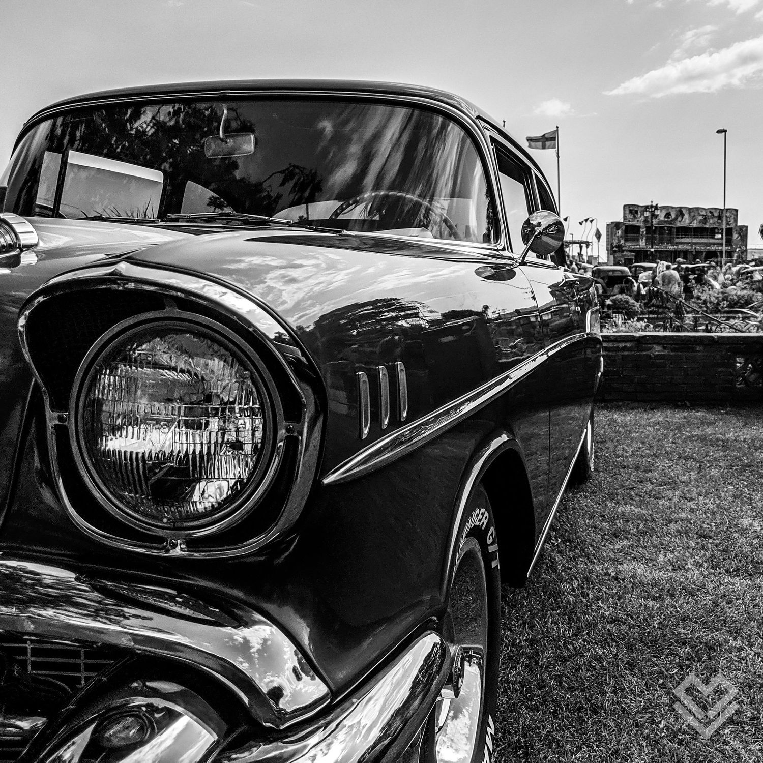 Classic Car Black and White