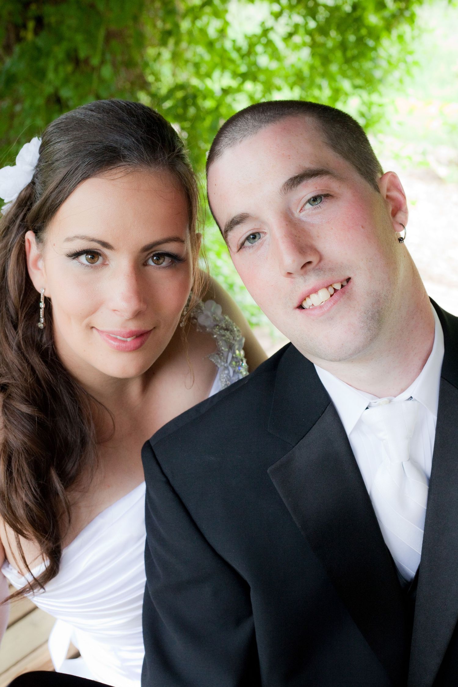 young YEG bride and groom