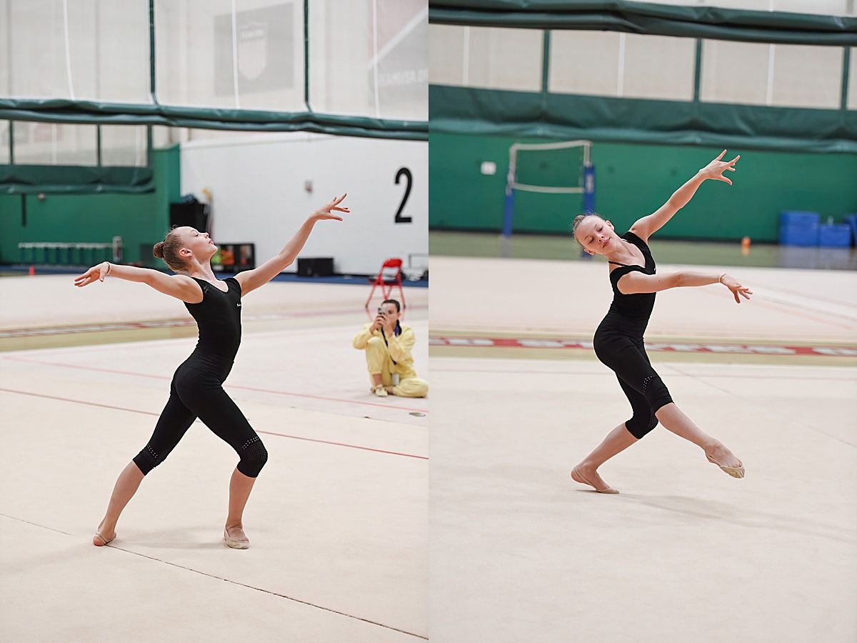 Rhythmic Gymnastics Photographer Captures Ballet Training