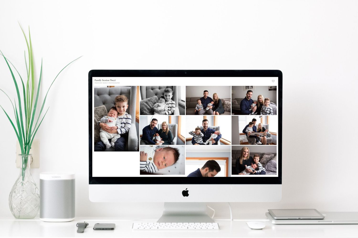 Photo and product selection