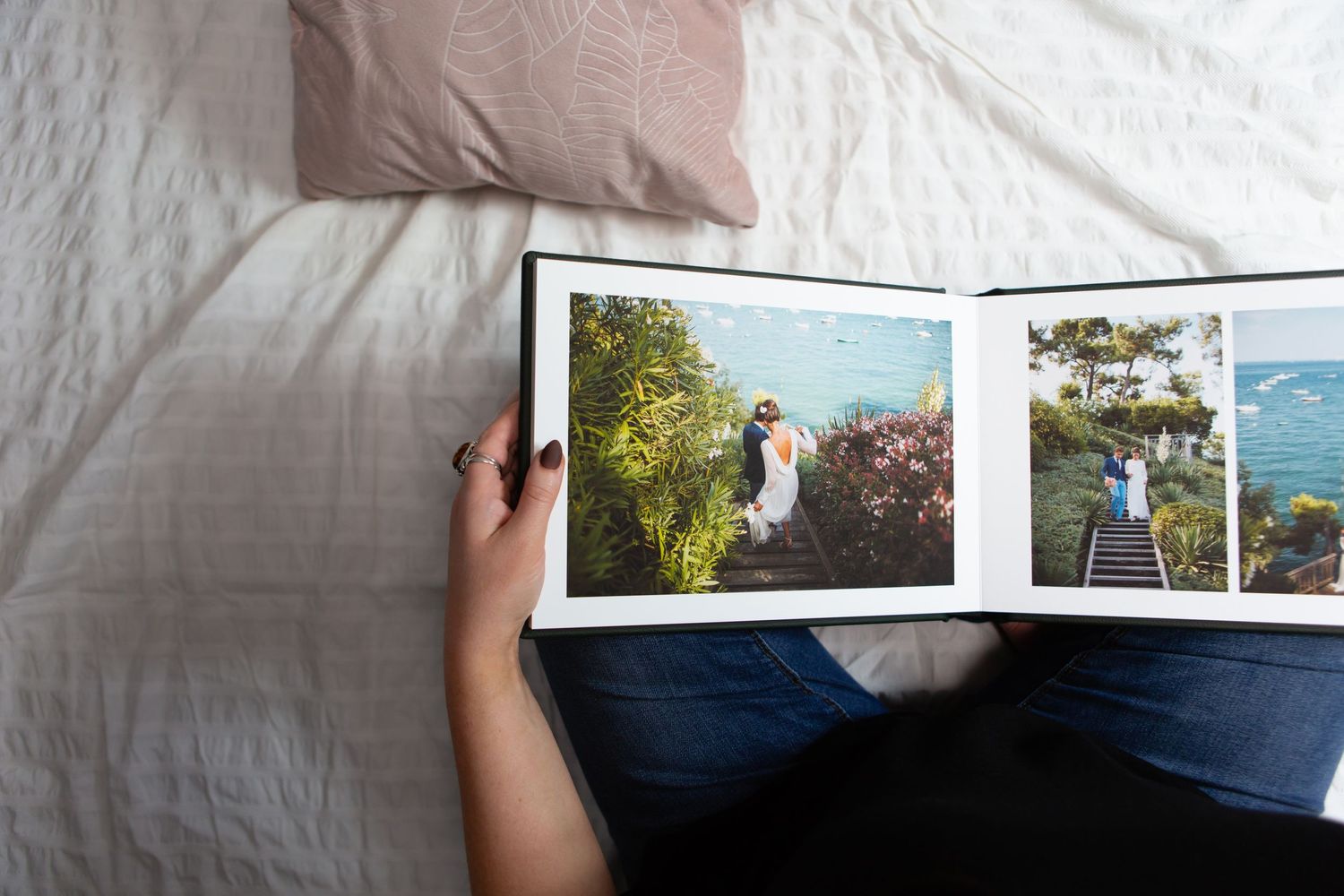 Wedding albums, cloth option, fine art from folio