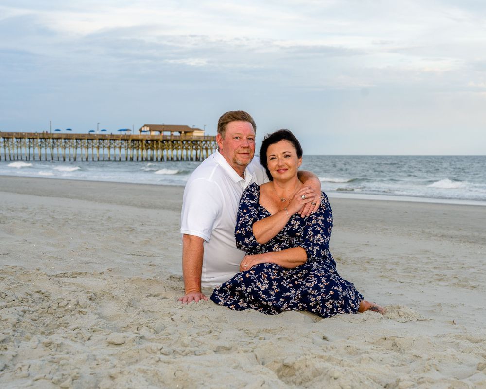 Couples engagement proposal photography Myrtle Beach