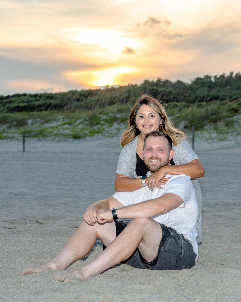 Couples engagement proposal photography Myrtle Beach