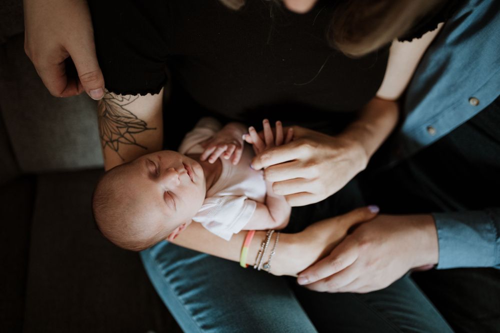 At home newborn photoshoot shropshire and midwales