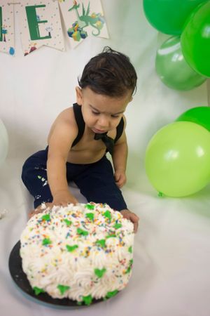 baby boy cake smash