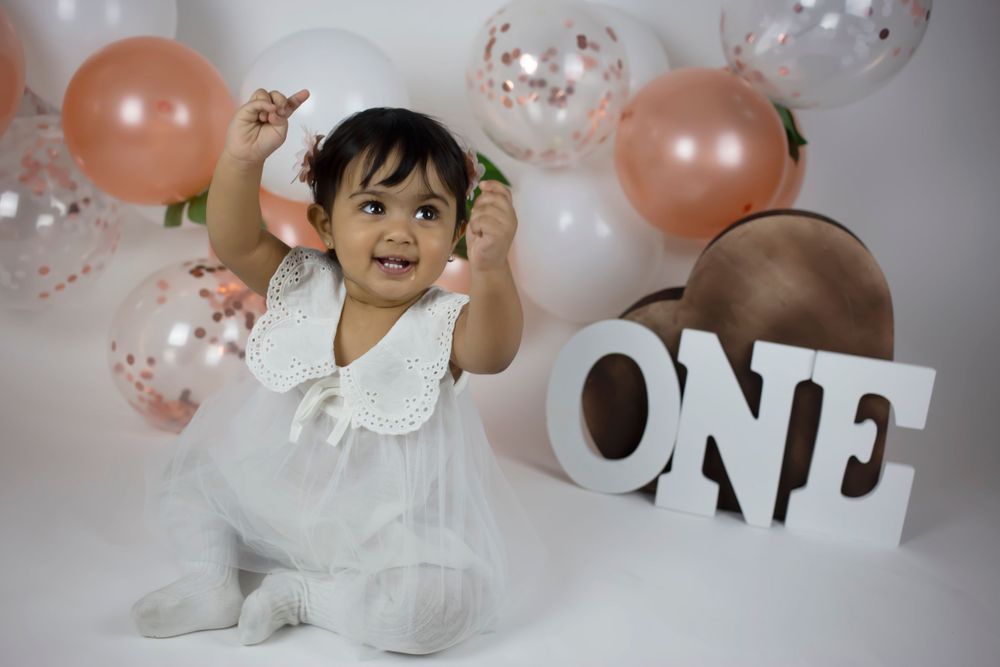 girl cake smash