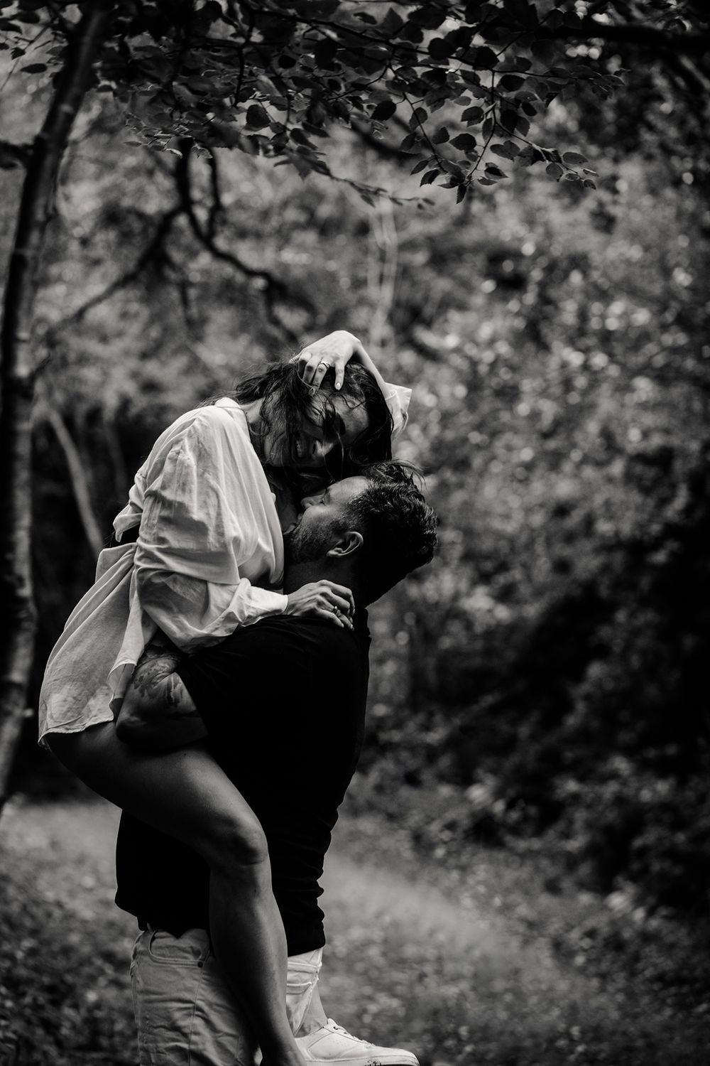 sensual couple photo session in Galway