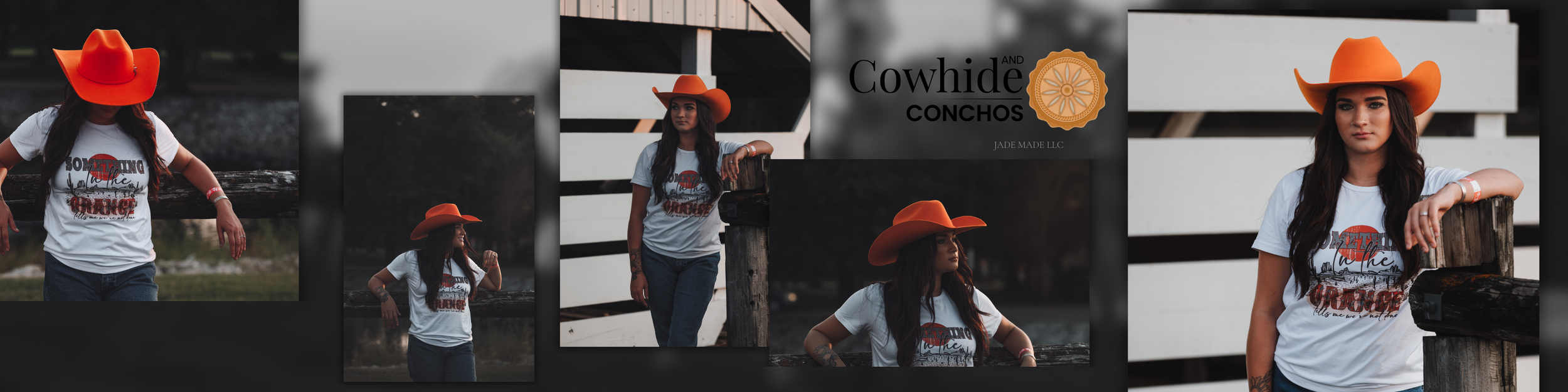 model for cowhide and conchos photographer in Iowa