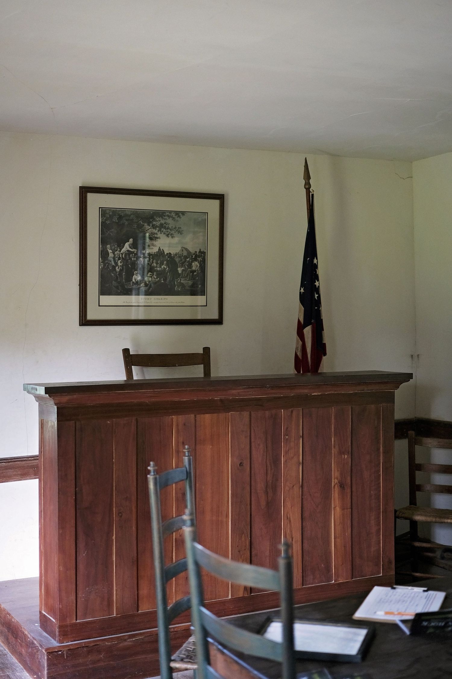 The judge's bench