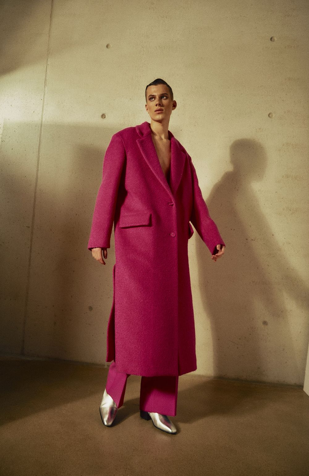 Pink Valentino Coat Photography by Dominik Zky Photography