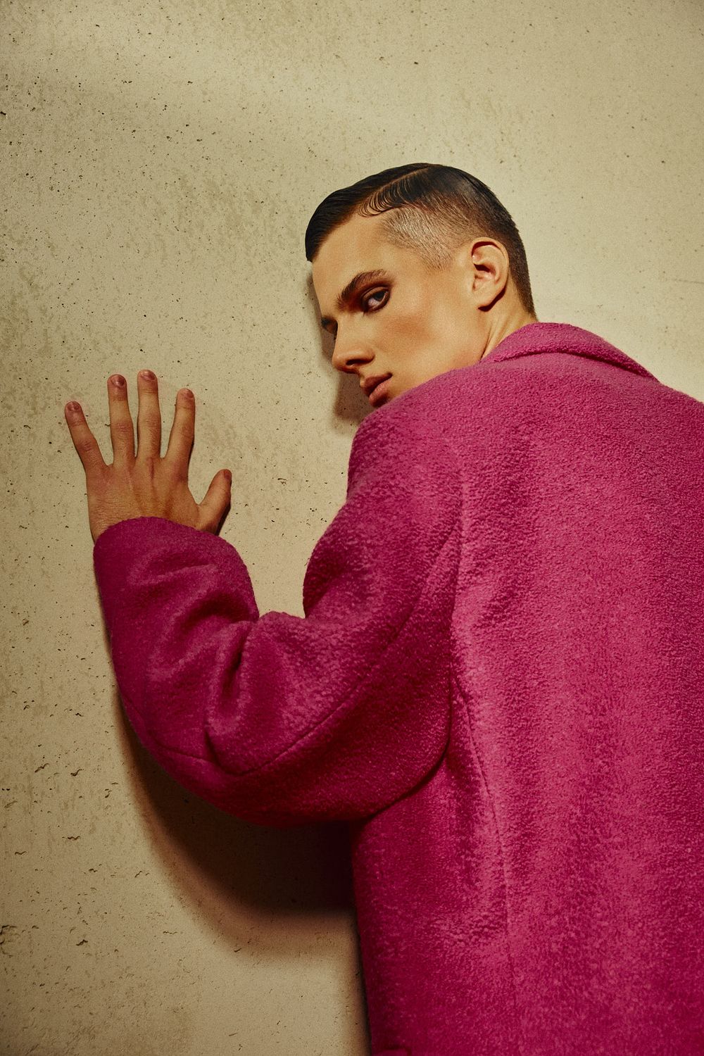 Pink Valentino Coat Photography by Dominik Zky Photography