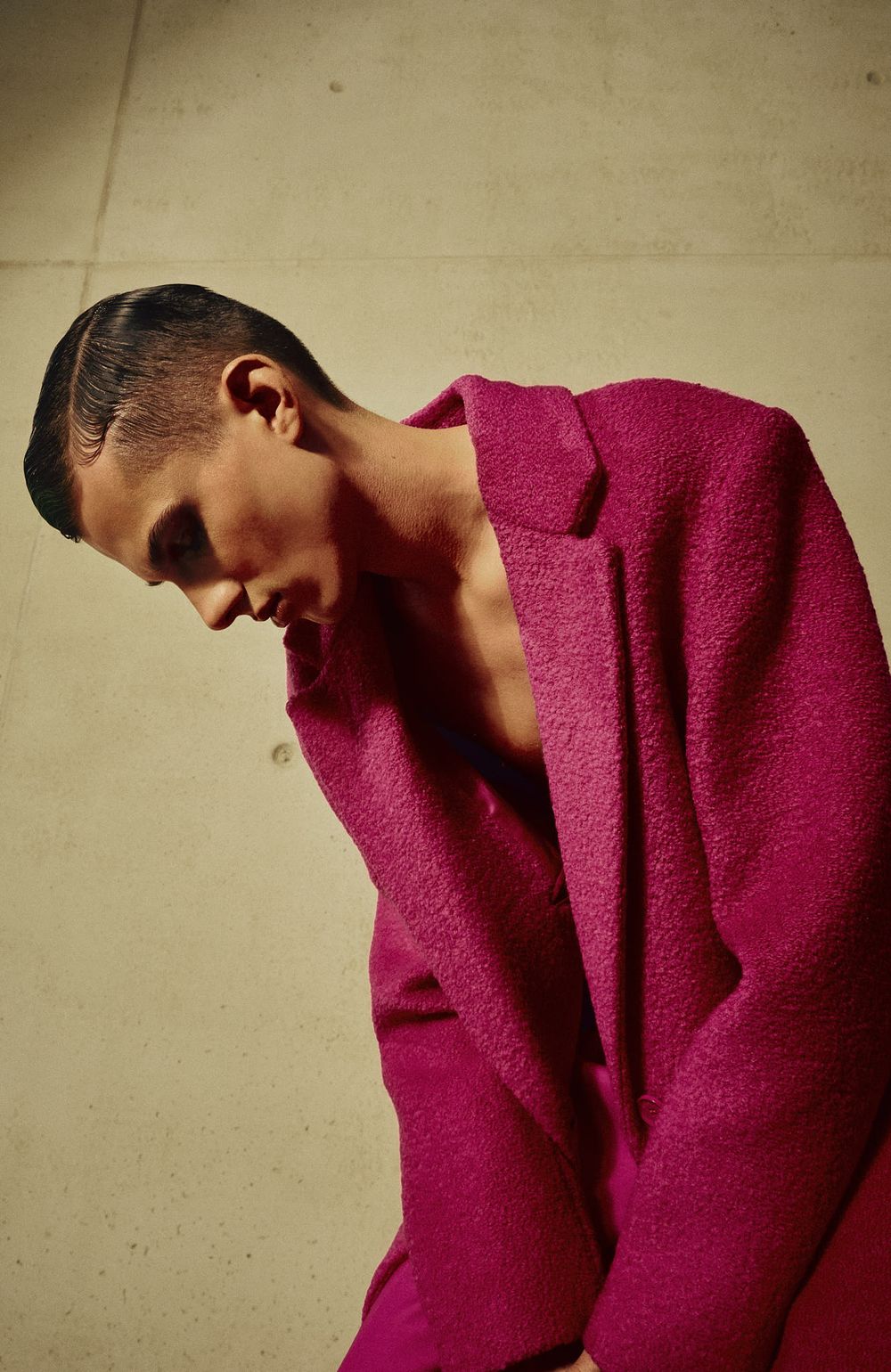 Pink Valentino Coat Photography by Dominik Zky Photography