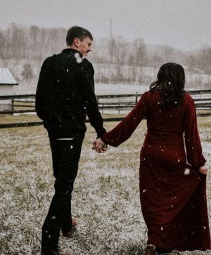 couples winter snow photoshoot upstate ny