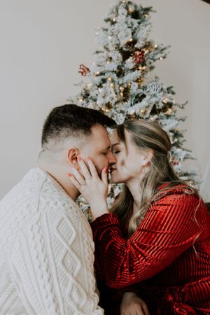 christmas couples photoshoot auburn ny