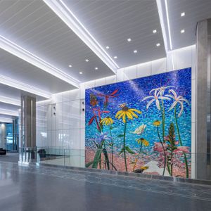 Architectural Photo of the new architectural ceilings by CertainTeed in Express area at Tampa Airport by Cincinnati photographer Studio 66