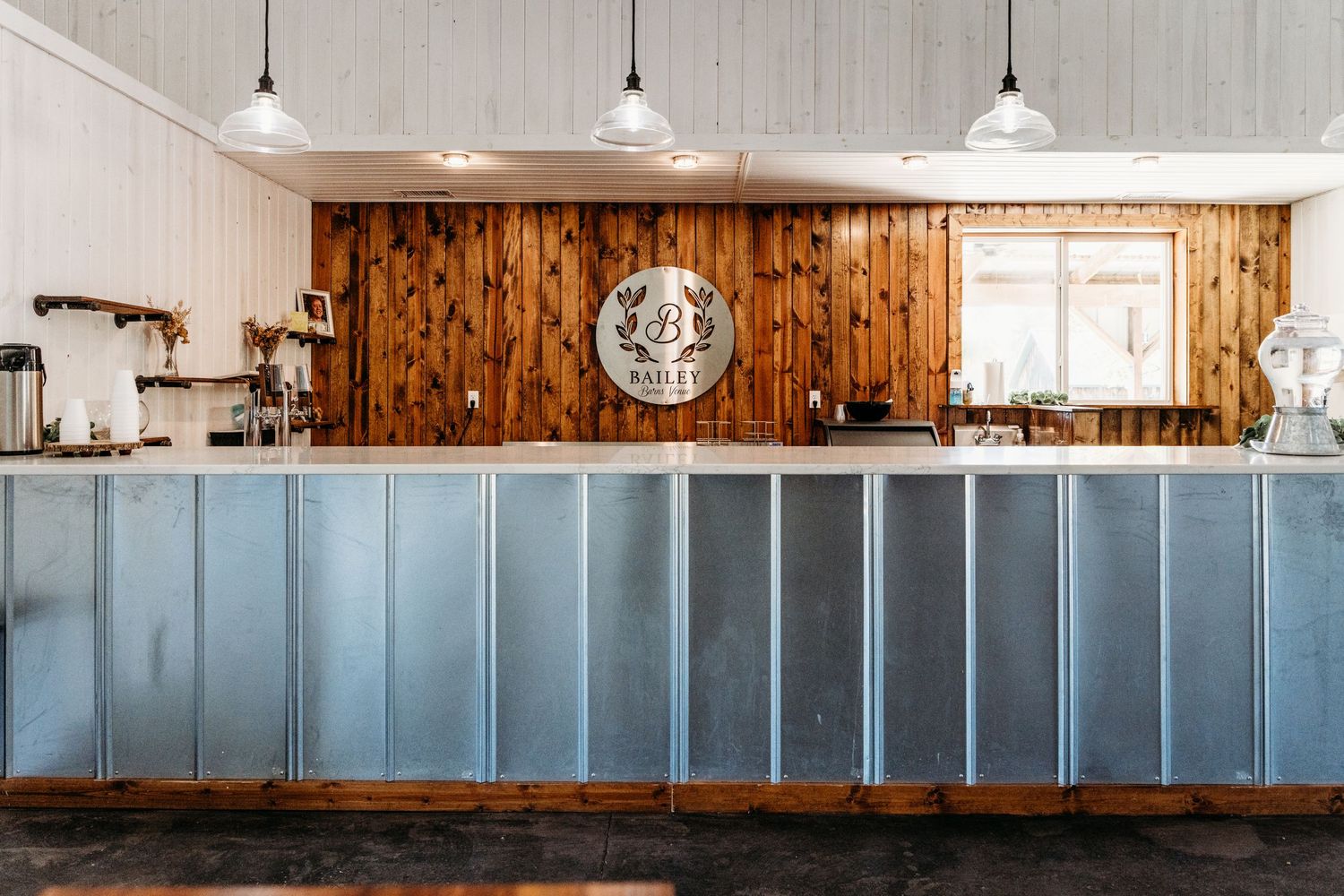 Bar at Bailey Barns Venue in Fairview, WV | Bailey Barns Venue in Fairmont, WV | Wedding Photographer in Fairmont WV